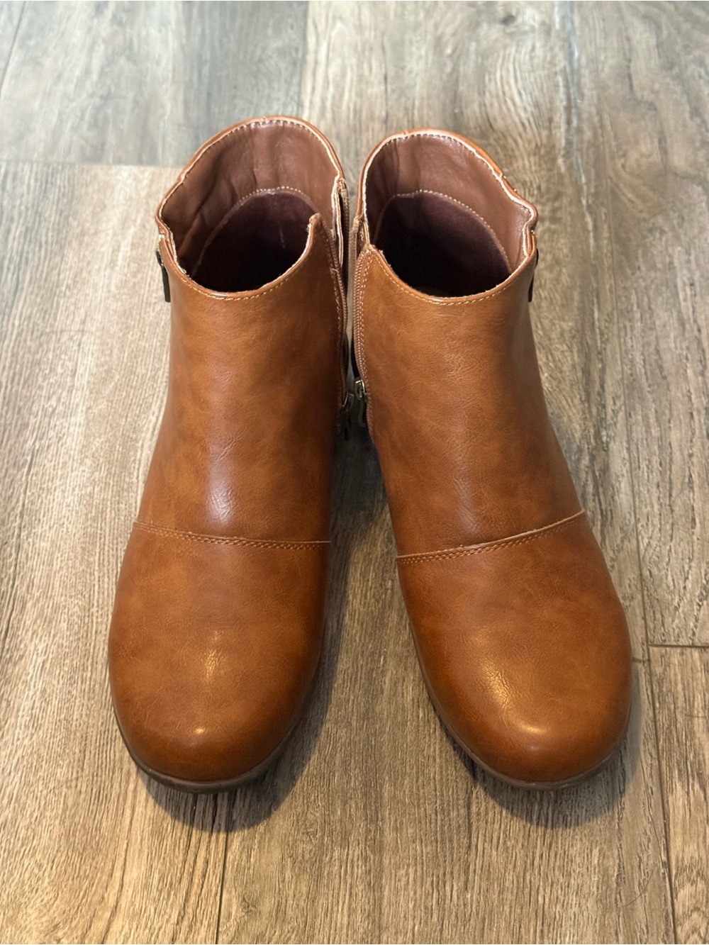 Brown ankle boots